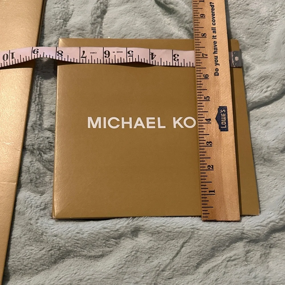 4 Michael Kors Beige Gift Bags & 2 Boxes